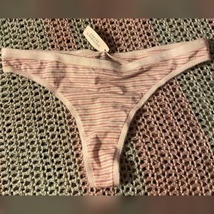 Vintage Victoria’s Secret Striped Thong Panties